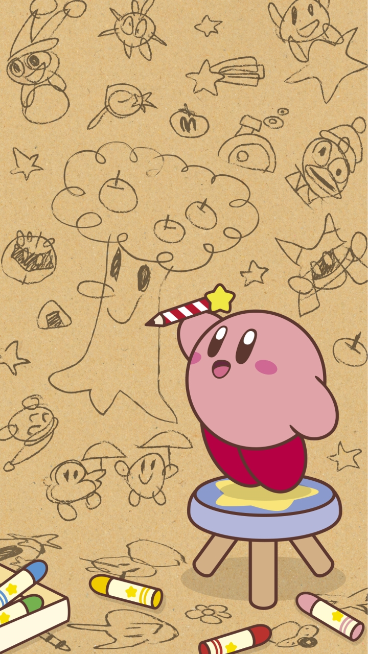 Leave Luck To Heaven: PSA: You Should Get These Kirby LINE Phone Backgrounds